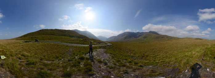 Bild: 360°-Panorama am Lough Doo